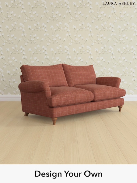 Carolyn Check/Terracotta Orange Westley By Laura Ashley (W47147) | £1,500