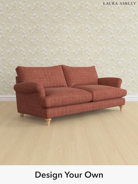 Carolyn Check/Terracotta Orange Westley By Laura Ashley (W47147) | £1,600