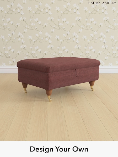 Edwin Chenille/Burgundy Red Beverley By Laura Ashley (W47158) | £575
