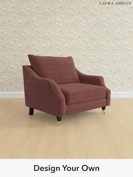 Edwin Chenille/Burgundy Red Beverley By Laura Ashley (W47158) | £1,050