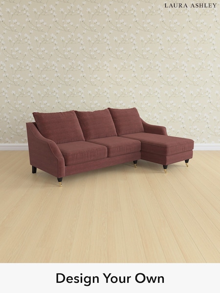 Edwin Chenille/Burgundy Red Beverley By Laura Ashley (W47158) | £2,275