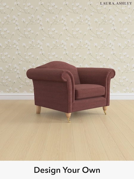 Edwin Chenille/Burgundy Red Gloucester By Laura Ashley (W47164) | £900