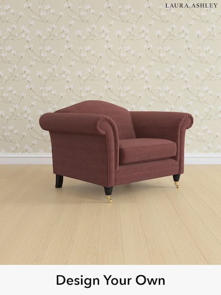 Edwin Chenille/Burgundy Red Gloucester By Laura Ashley (W47164) | £1,000