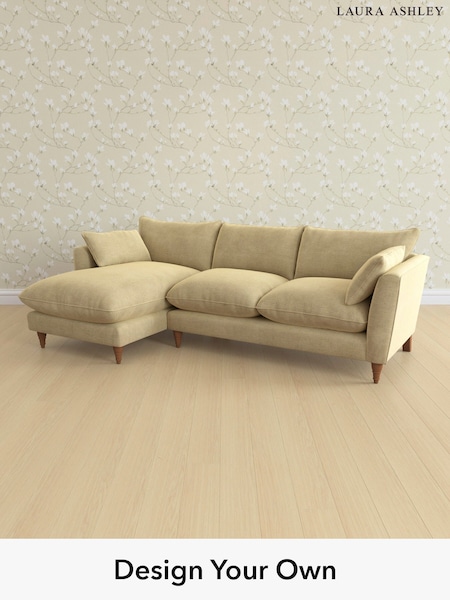 Edwin Chenille/Truffle Natural Casterton By Laura Ashley (W47176) | £2,275