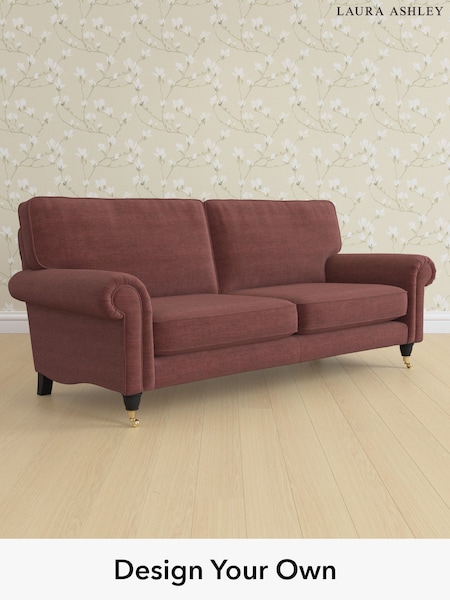 Edwin Chenille/Burgundy Red Kingston By Laura Ashley (W47183) | £1,500