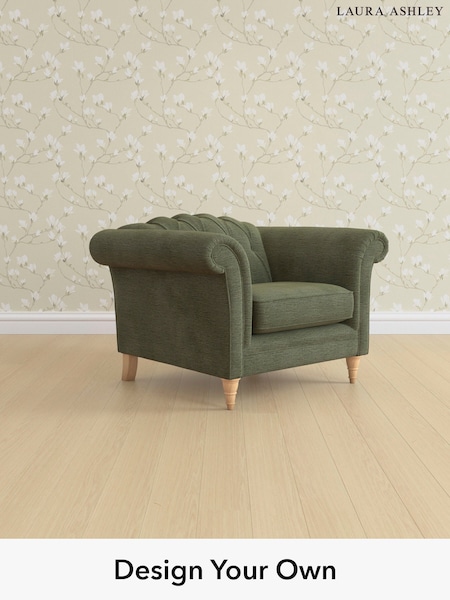 Edwin Chenille/Hedgerow Green Gloucester Button Back By Laura Ashley (W47185) | £1,000