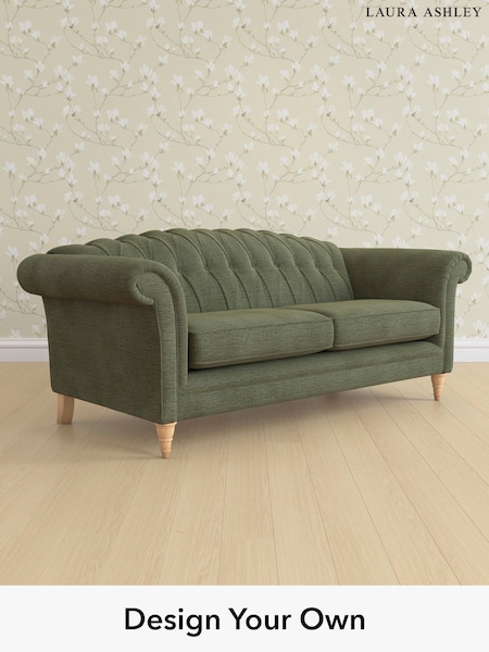 Edwin Chenille/Hedgerow Green Gloucester Button Back By Laura Ashley (W47185) | £1,600