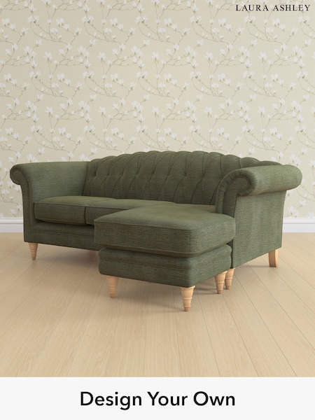Edwin Chenille/Hedgerow Green Gloucester Button Back By Laura Ashley (W47185) | £2,000
