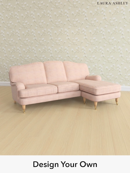 Edwin Chenille/Blush Pink Lynden By Laura Ashley (W47186) | £2,400