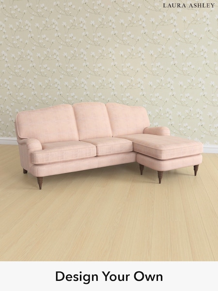 Edwin Chenille/Blush Pink Lynden By Laura Ashley (W47186) | £2,400