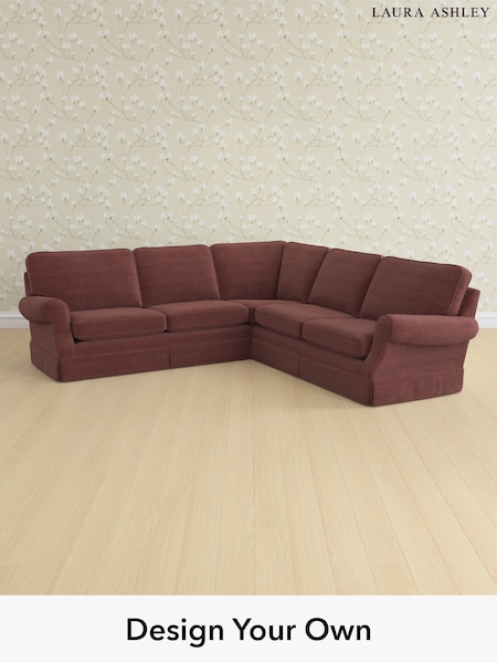 Edwin Chenille/Burgundy Red Padstow By Laura Ashley (W47210) | £2,975