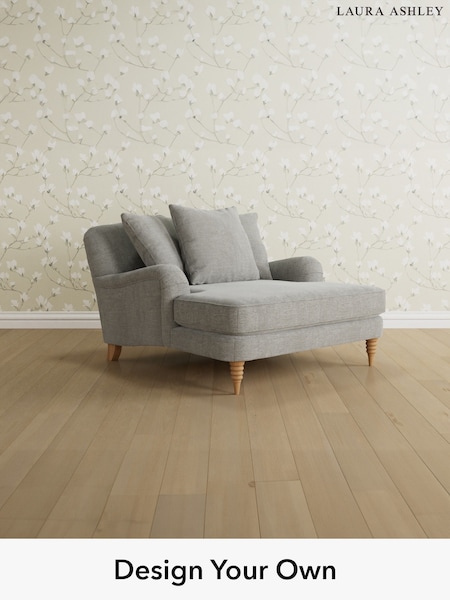 Edwin Chenille/Silver Grey Lynden Scatter Back By Laura Ashley (W47222) | £1,250