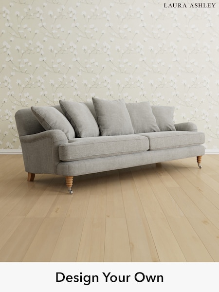 Edwin Chenille/Silver Grey Lynden Scatter Back By Laura Ashley (W47222) | £1,650