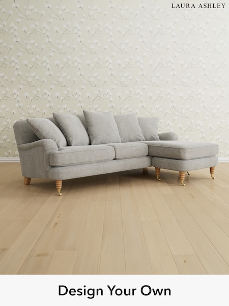 Edwin Chenille/Silver Grey Lynden Scatter Back By Laura Ashley (W47222) | £2,525