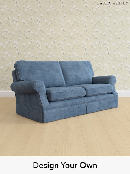 Edwin Chenille/Seaspray Blue Padstow By Laura Ashley (W47225) | £1,400