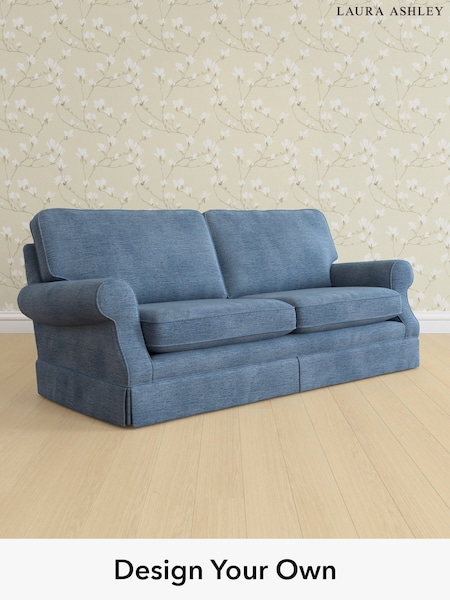 Edwin Chenille/Seaspray Blue Padstow By Laura Ashley (W47225) | £1,500