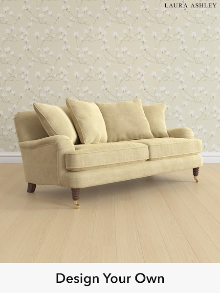 Edwin Chenille/Truffle Natural Lynden Scatter Back By Laura Ashley (W47234) | £1,450