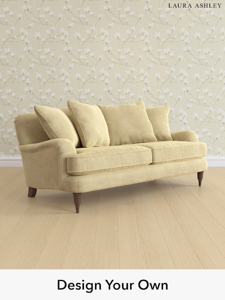 Edwin Chenille/Truffle Natural Lynden Scatter Back By Laura Ashley (W47234) | £1,450