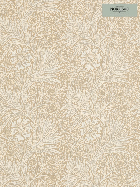 Morris & Co Marigold Manilla Marigold Morris  Friends 10M Wallpaper (W47237) | £118