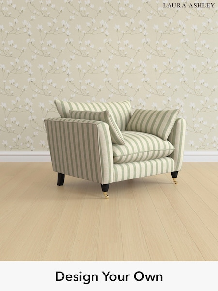 Kinsham Stripe/Hedgerow Green Casterton By Laura Ashley (W47290) | £1,000