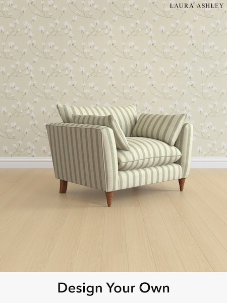 Kinsham Stripe/Hedgerow Green Casterton By Laura Ashley (W47290) | £1,000