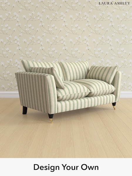 Kinsham Stripe/Hedgerow Green Casterton By Laura Ashley (W47290) | £1,225