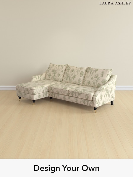 Gosford Weave/Sage Green Beverley By Laura Ashley (W47291) | £2,175