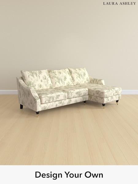 Gosford Weave/Sage Green Beverley By Laura Ashley (W47291) | £2,175