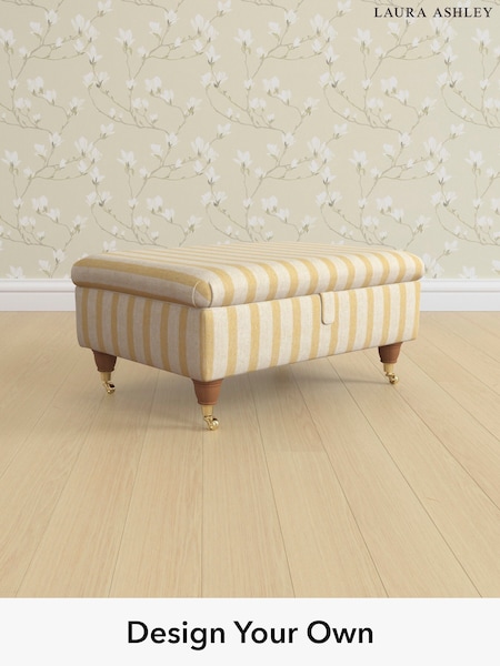 Kinsham Stripe/Ochre Yellow Beverley By Laura Ashley (W47295) | £525