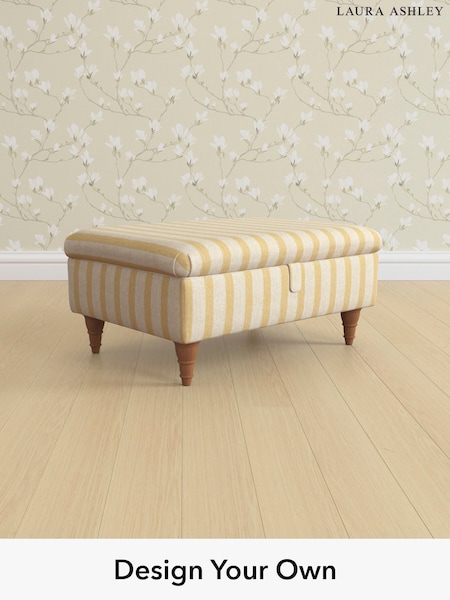 Kinsham Stripe/Ochre Yellow Beverley By Laura Ashley (W47295) | £525