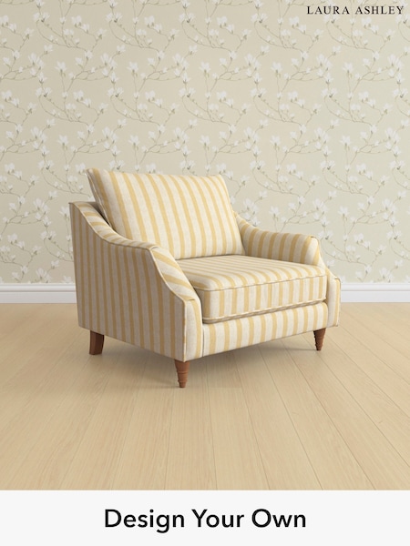 Kinsham Stripe/Ochre Yellow Beverley By Laura Ashley (W47295) | £1,000