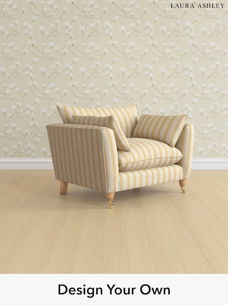 Kinsham Stripe/Ochre Yellow Casterton By Laura Ashley (W47296) | £1,000