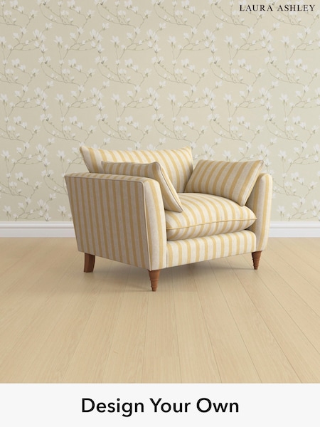 Kinsham Stripe/Ochre Yellow Casterton By Laura Ashley (W47296) | £1,000