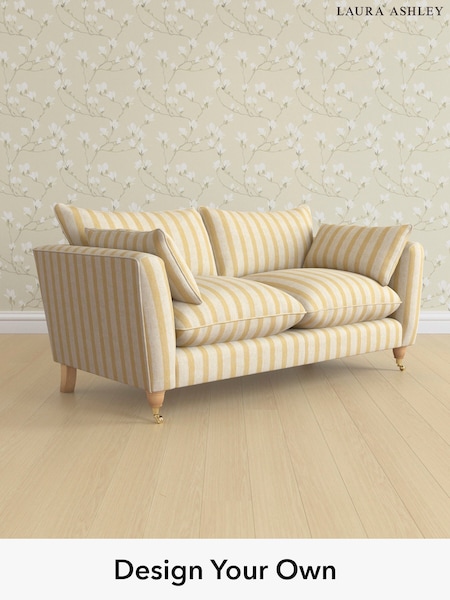 Kinsham Stripe/Ochre Yellow Casterton By Laura Ashley (W47296) | £1,325