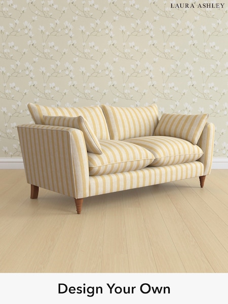 Kinsham Stripe/Ochre Yellow Casterton By Laura Ashley (W47296) | £1,325