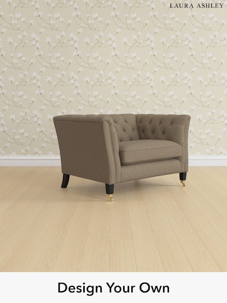 Harley/Truffle Natural Chatsworth Button Back By Laura Ashley (W47298) | £1,200