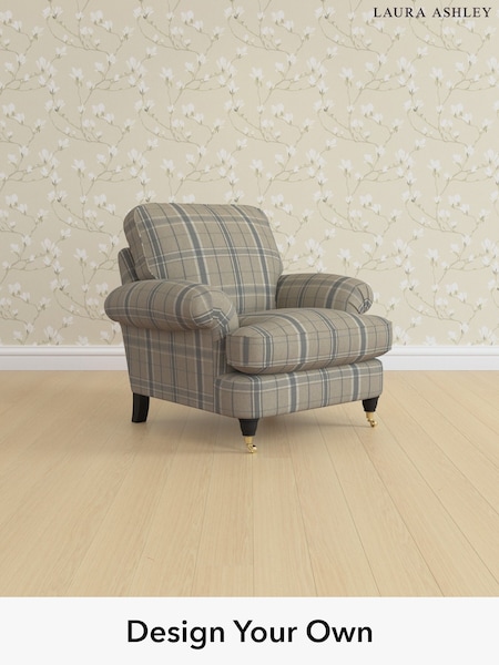 Longstowe Check/French Grey Beaumaris By Laura Ashley (W47300) | £1,000