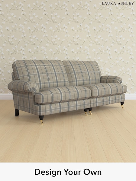 Longstowe Check/French Grey Beaumaris By Laura Ashley (W47300) | £1,675