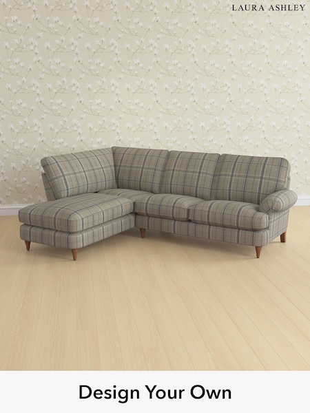 Longstowe Check/French Grey Beaumaris By Laura Ashley (W47300) | £2,550