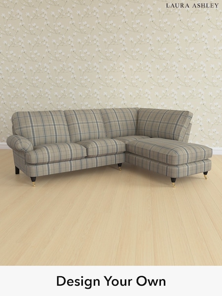 Longstowe Check/French Grey Beaumaris By Laura Ashley (W47300) | £2,550