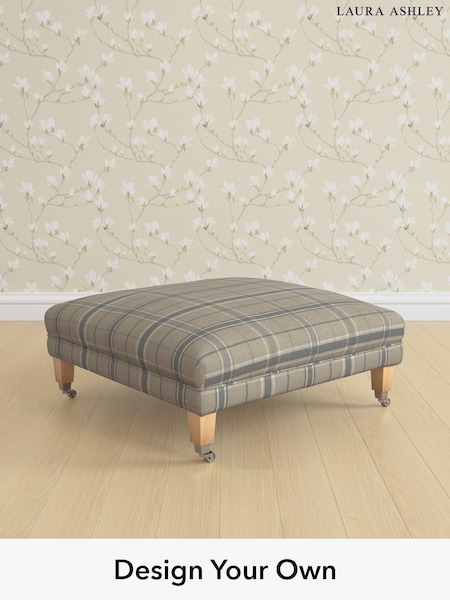Longstowe Check/French Grey Chatsworth By Laura Ashley (W47301) | £650