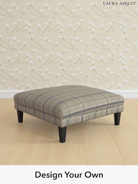 Longstowe Check/French Grey Chatsworth By Laura Ashley (W47301) | £650