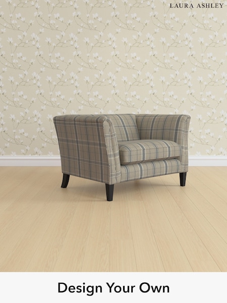 Longstowe Check/French Grey Chatsworth By Laura Ashley (W47301) | £1,100