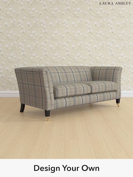 Longstowe Check/French Grey Chatsworth By Laura Ashley (W47301) | £1,425
