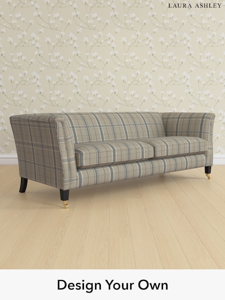 Longstowe Check/French Grey Chatsworth By Laura Ashley (W47301) | £1,625