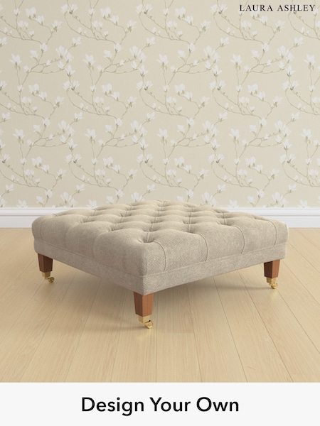 Lundar Chenille/Truffle Natural Chatsworth Button Back By Laura Ashley (W47302) | £600