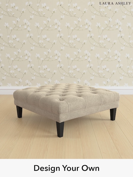 Lundar Chenille/Truffle Natural Chatsworth Button Back By Laura Ashley (W47302) | £600