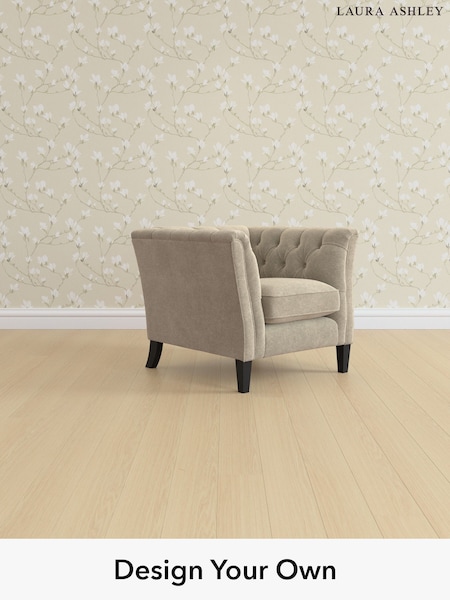 Lundar Chenille/Truffle Natural Chatsworth Button Back By Laura Ashley (W47302) | £1,000