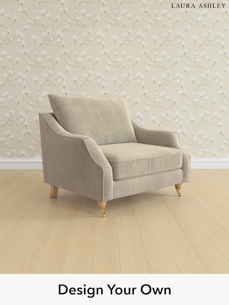 Lundar Chenille/Truffle Natural Beverley By Laura Ashley (W47306) | £1,000