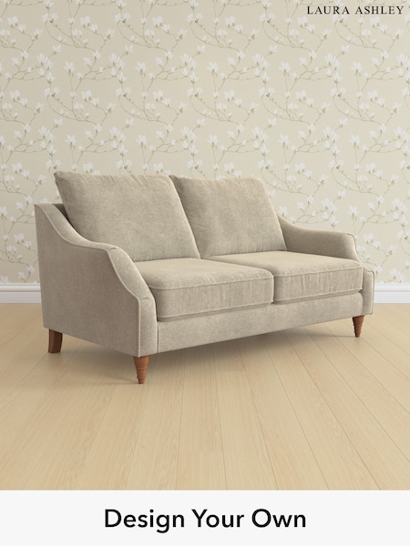 Lundar Chenille/Truffle Natural Beverley By Laura Ashley (W47306) | £1,325